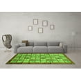 thumbnail image 3 of Ahgly Company Indoor Rectangle Abstract Green Modern Area Rugs, 5' x 8', 3 of 4