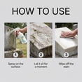 thumbnail image 5 of 3pack 500ml Headstone Cleaner Spray, No-Scrub Memorial Stone Restorer, for Granite Marble, Memorial Day & 250th Anniversary Remembrance, 5 of 9