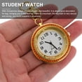 thumbnail image 2 of 1Pc Beautiful Pocket Watch Chic Hanging Watch Portable Watch with Key Buckle, 2 of 9