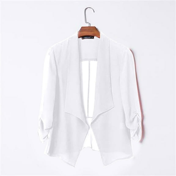 under $15 Turilly Women Coats Winter Jacket Women Soft Chiffon Open Front Sheer Long Sleeved Cardigans for Evening Dress