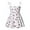 White, variant on Utoimkio Toddler Baby Girls Summer Outfits Overalls Floral Print Princess Dress Crisscross Halter Casual Party Dresses Summer Clothes for Girls 1-6 Years