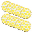 thumbnail image 6 of Masteelf Lemon Slices Paper Plates for Party Use Yellow Creative Print Sturdy Disposable Plates 17 5cm, 6 of 8