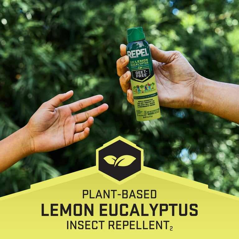 Repel Lemon Eucalyptus Mosquito Insect Repellent 4 Ounces - Walmart.com