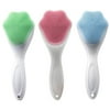 3pcs Cat Paw Shaped Portable Facial Brush Face Cleansing Brush Skin Friendly Silicone Facial Scrubber for Home Outdoor Travel