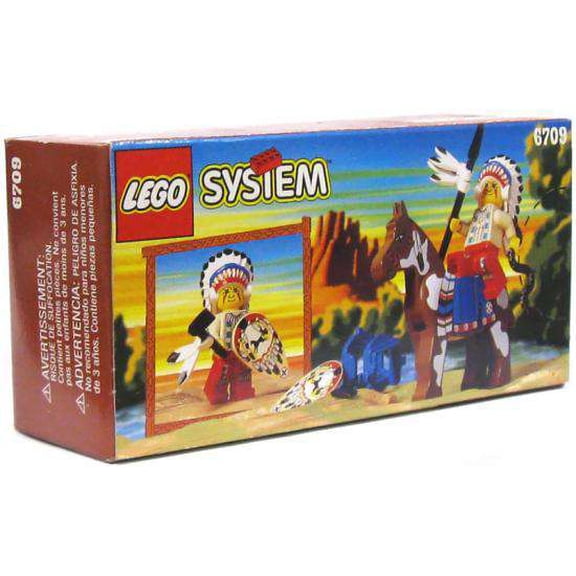 Pre-Owned System Wild West Tribal Chief Set LEGO 6709 [Damaged Package]
