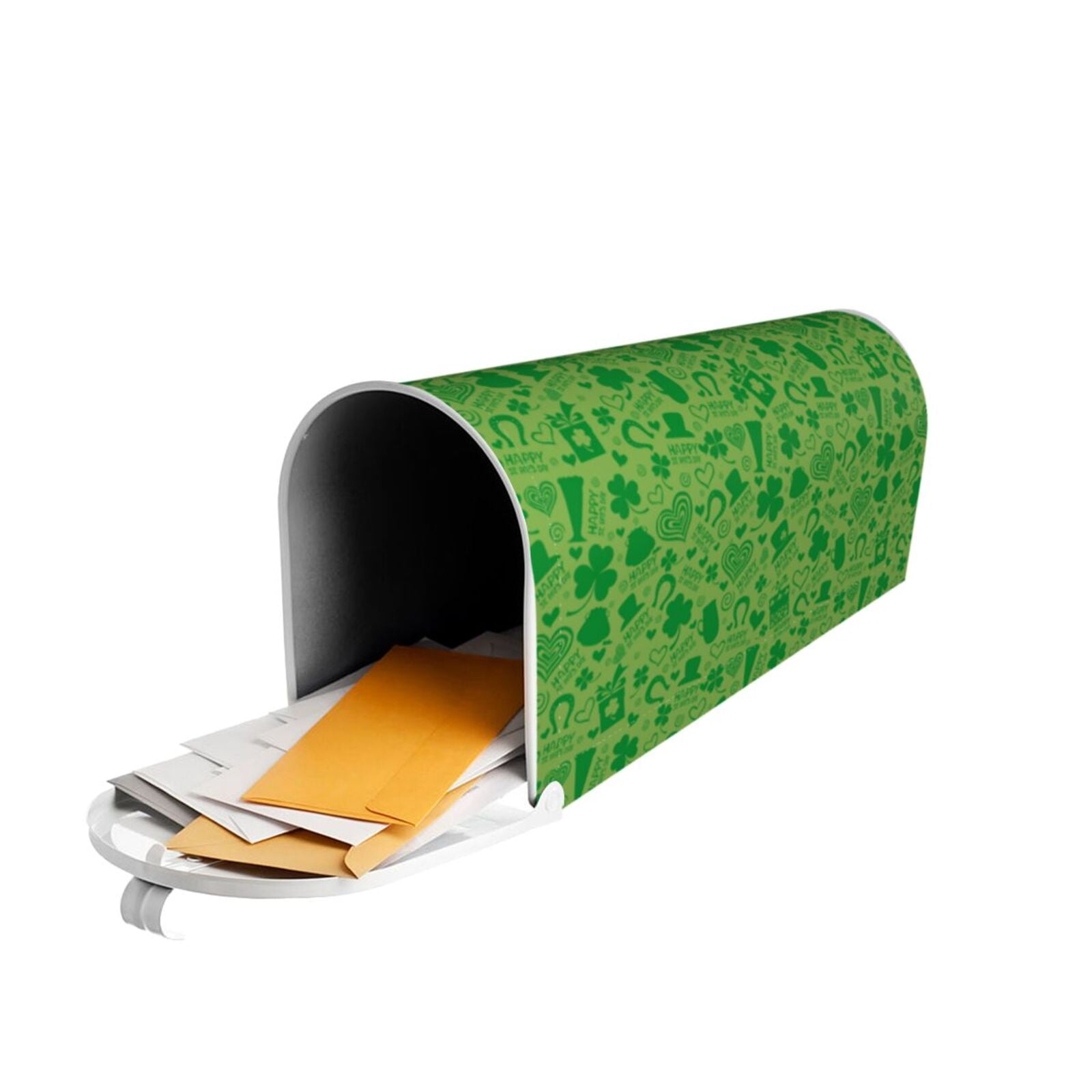 Xecao St Patrick's Day for Mailbox Cover with Magnetic Strips, Waterproof and Sunscreen, Adds a Decorative Touch to Your Garden Yard.