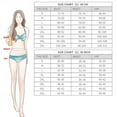 thumbnail image 2 of HAWEE Maillots de Bain pour Femmes Deux Pièces Maillots de Bain Contrôle du Ventre Maillot de Bain Tankini Modeste Robe de Bain Col en V, 2 of 5