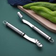 thumbnail image 6 of WSRRDRECVHi Pepper Seed Corer Remover,Stainless Steel Chili Corer Remover Kitchen Tool,Pepper Deseeder Tool, Stainless Steel Fruit Corer,Handle Core Deseeder for Peppers K4K7, 6 of 9