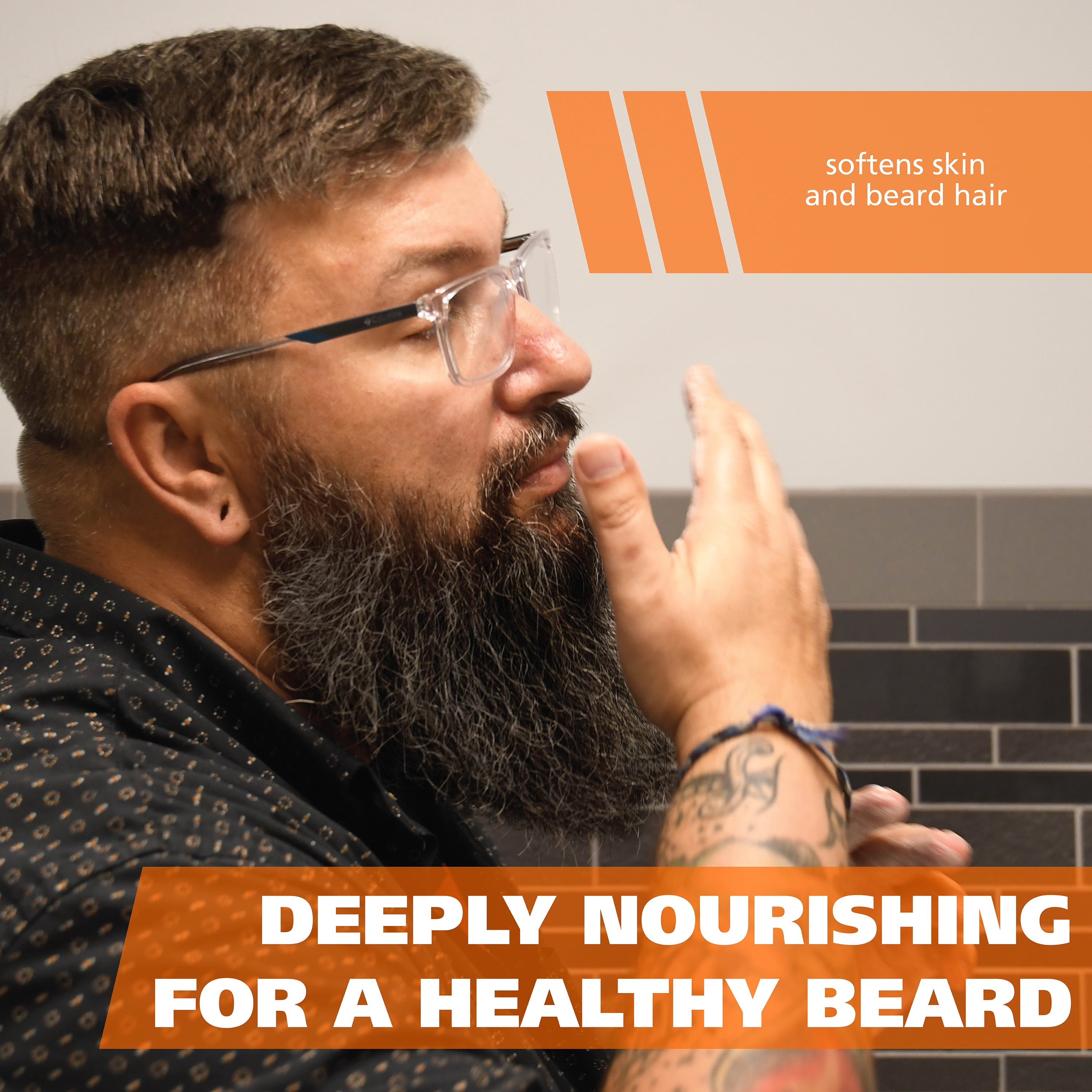 Wahl 2 oz Beard Softener Moisturizes Hair & Skin Conditioner with Shea Butter for Men – Model 3028691