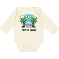 thumbnail image 3 of Inktastic Summer Vacation in Punta Cana Boys or Girls Long Sleeve Baby Bodysuit, 3 of 5