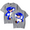 Gray, variant on SMG4 Merch T-shirt Cool Hip Hop Round Neck Short Sleeve Harajuku Slimming Fashion T-shirt