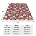 thumbnail image 3 of Balery Skull rock record artist Manta de Felpa Suave y Acogedora – Cobija de Franela Aterciopelada para Cama, Lavable y Cálida para Sofá, Mascotas, Transpirable-50"x40", 3 of 7