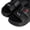 Black, variant on Women's Cool Shoes with Cute Cat Logo, Waterproof and Anti-Slip EVA Flat Sandals,White,L