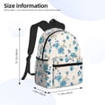 thumbnail image 4 of Fotbe Rose Flowers Lightweight Casual Laptop Backpack for Men and Women, Daily use Waterproof backpack, Backpack for College, 4 of 8