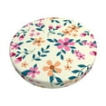 thumbnail image 6 of Uemuo Cute Flower Pattern Round Bar Stool Seat Covers Washable Stool Cushion Slipcover Elastic Bar Chair Covers-13 inch, 6 of 7