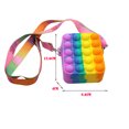 thumbnail image 1 of Bolsa Kindergarten Kids Cute Silicone Bubble Messenger Bag Autismo Sensorial Toy (E) Ehuebsd Para Estrenar, 1 of 7