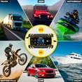 12V Motorcycle LCD Display Fully-Automatic Smart Battery Charger Maintainer Tool | UK 12V Motorcycle LCD Display Fully-Automatic Smart Battery Charger Maintainer Tool | UK
