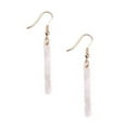 thumbnail image 4 of StylesILove Women Vertical Bar Tortoise Shell Marble Earrings Lightweight Dangle Earrings (Black), 4 of 23