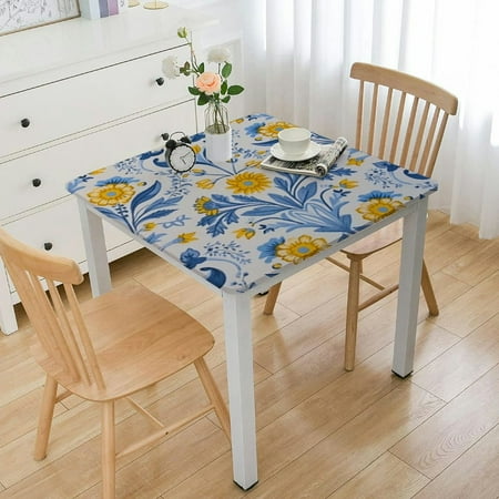 

ARISTURING French Country Tablecloth Floral Tablecloth Tablecloth Waterproof Fabric Free Durable Paisley Tablecloth for Tables 40*40