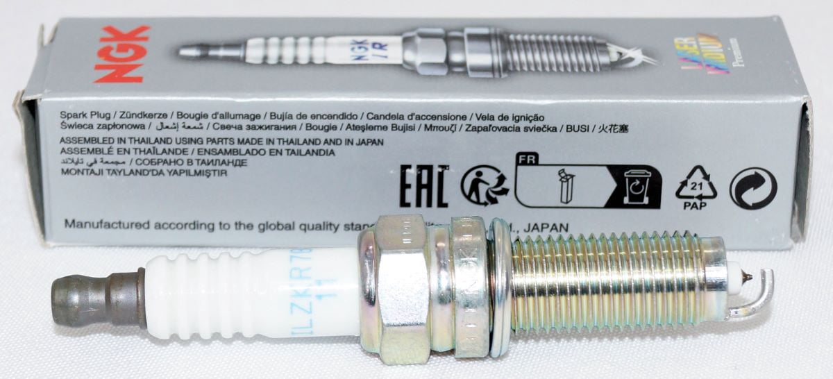 6 Pack Genuine NGK 7751 Laser Iridium Spark Plugs ILZKR7B11 fits Honda and Mopar