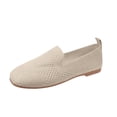 thumbnail image 2 of Loafers for Women Comfortable Dressy Casual Work Flats Lightweight & Breathable Slip On Walking Shoes Knit, 2 of 3