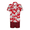 thumbnail image 4 of Yiliang T Shirt for Men Hawaiian Shirt for Men Short Sleeve Button Down Shirts Beach Tropical Casual Top, 4 of 5