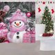 thumbnail image 4 of CaiYueKe Christmas Shower Curtain Waterproof Fabric Holiday Bathroom Decor with Festive Patterns Snowman Themed Polyester Curtain for Seasonal Home Decoration, 4 of 7