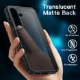 thumbnail image 5 of JETech 5 in 1 Matte Case for Samsung Galaxy S25+ / S25 Plus 5G with 2-Pack Each Screen Protector and Camera Lens Protector, Translucent Back Phone Cover, Tempered Glass Film (Black), 5 of 7