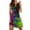Green, variant on IROINNID Fit&Flare Dress For Women Strapless Sleeveless Comfortable Loose Casual Tops Dress Round Neckline Print Dress