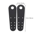 thumbnail image 2 of IFANLANDOR 2 Pares Cubiertas Protectores De Punta Para De Hielo Y Roller En Cuero Negro, 2 of 8