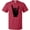 Red, variant on Inktastic Rocker Horns T-Shirt