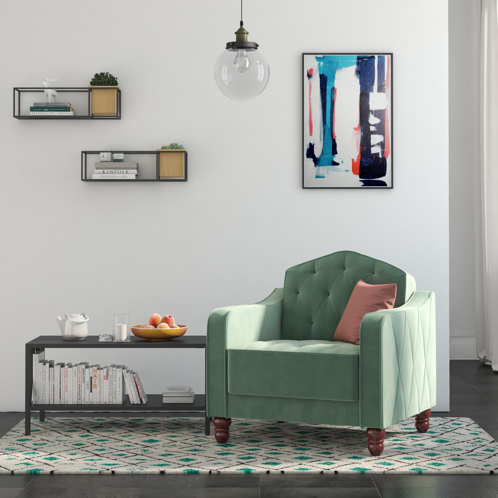 armchair in living room