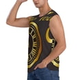 thumbnail image 3 of Fotbe 2025 New Year Men's Camiseta sin Mangas Estampada para Hombres, Playera Casual para Gimnasio, Entrenamiento, Playa-Small, 3 of 7