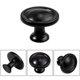 thumbnail image 2 of 12 piezas Boutons De Porte Tiroir Armoire Noir 30mm Poigne De Meubles En Alliage D'aluminium Avec Vis, 2 of 5
