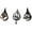 1brown, variant on Elegant Modern Islamic Wall-Art Decor slamic Wall Art Allah (S.W.T) Mohamed (S.A.W) Masha'Allah Masha Allah God Will Compressed Wood 23.5"x12" 3pc Set (Brown/Espresso)