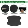 thumbnail image 5 of Unique Bargains Car Door Handle Cup Protector Door Handle Scratches Protective Films 3.54"x3.93" Anti-Scratches Black 4 Pcs, 5 of 6