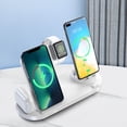 thumbnail image 5 of InsCrazy Wireless Charger 6 in 1 Charger Station /Android/Type-C Fast Wireless Charging Dock Stand for /Air-Pods Christmas Charging Folding Bracket, 5 of 7