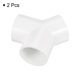 thumbnail image 3 of Conectores adaptadores en forma de Y de Uxcell para tuberías de agua de PVC para jardín y hogar 2" 2, 3 of 4