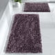 thumbnail image 1 of Juego de alfombras de baño Yimobra, 2 piezas, peludas y gruesas, antideslizantes, 1 of 7