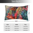 thumbnail image 2 of Fotbe Butterflies On Rocky Cliff Funda de Almohada Decorativa Estilo Occidental, Lujo en Algodón, Fundas para Almohadas King, Cojín Estampado para Decoración del Hogar-16"x24", 2 of 6