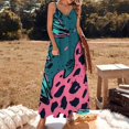 thumbnail image 2 of Leopard Print Pattern Design Sleeveless Dress Woman Fashion Long Dresses Women's Summer Suit Dress 2025, 2 of 7