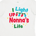 thumbnail image 4 of Inktastic Christmas I Light Up Nonna's Life Boys or Girls Toddler T-Shirt, 4 of 5