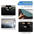 thumbnail image 2 of Cool Surfing Tiger Car Windshield Sun Shade Foldable Car Front Window Visor Heat and UV Protection 53x23.5, 2 of 8