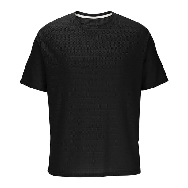 pstuiky Mangas cortas para hombre, Camiseta informal de cuello redondo de color liso para hombre, camiseta de manga corta con cuello redondo camisas casuales para hombre m