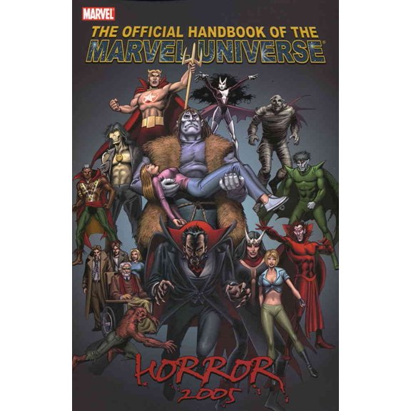 Official Handbook of the Marvel Universe: Horror 2005 #1 VF ; Marvel Comic Book