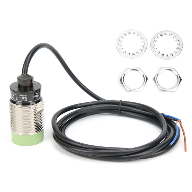 Interruptor de Proximidad ANGGREK No Enterrado Sensor de Sonda Inductiva 3 Cables NPN NO DC1224V PR3015DN