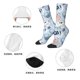thumbnail image 5 of Fotbe Cute Chameleons On Blue Calcetas Largas con Estampado para Hombre y Mujer – Calcetas de Compresión Transpirables y Elásticas, Viajar y Uso Diario Talla 5-11, 5 of 6