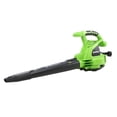 thumbnail image 1 of Greenworks 12-Amp 380 CFM Corded Leaf Blower/Vacuum, 1 of 8