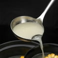 thumbnail image 4 of 304 Stainless Steel Oil Separator Spoon - Fat Skimmer Ladle for Soup & Gravy (3 Sizes: 9.25"/11.4"/12") Hot Pot Grease Strainer for Home & Commercial Kitchen, 4 of 6