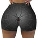 thumbnail image 2 of Fotbe Black Spider On Web Shorts Sin Costuras – Shorts Deportivos de Cintura Alta para Mujer, Elásticos para Gimnasio, Yoga, Running o Ciclismo-Large, 2 of 8